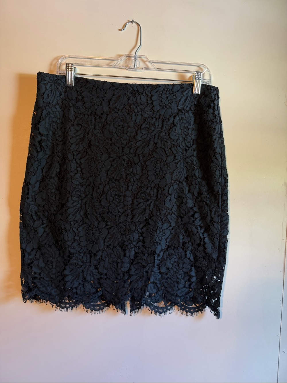 Banana Republic Black Lace Pencil Skirt